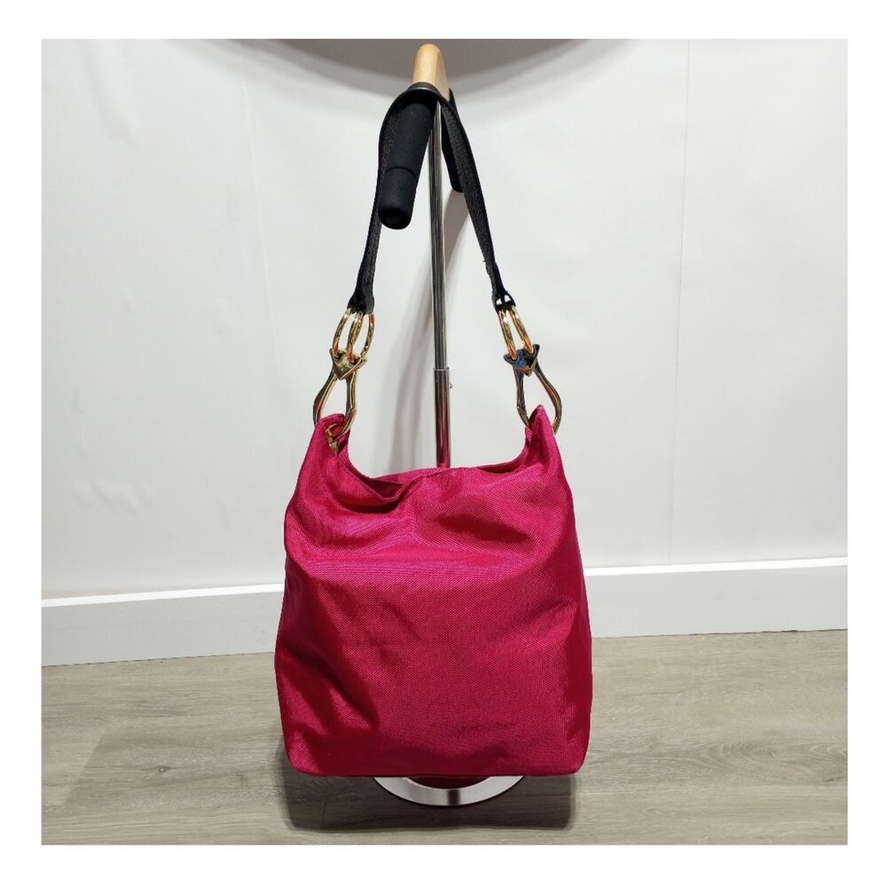 JPK Paris Quiet Luxury Elevated Hot Pink with Gold Hardware Shoulder Bag